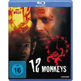 12 Monkeys [Blu ray] Bruce Willis, Brad Pitt, Madeleine