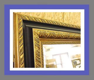 XXL SPIEGEL 83 x 183cm  ein Wandspiegel in gold schwarz