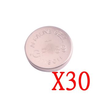 30 PCS GP189 LR54 1.5V Button Cell Coin Battery
