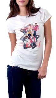 SHINee T Shirt New Hoodie KPOP Korean Band White Women Tee Shirt Size
