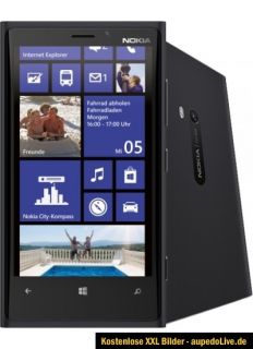 Nokia Lumia 920 32 GB   Schwarz (Ohne Simlock) Smartphone mit 2 Jahre