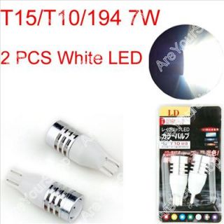 White Car LED T15/T10/194 7W Cree Q5 Single Filament Light Bulb