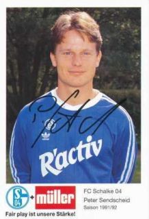 AK 186 Peter Sendscheid Schalke 04 91/92