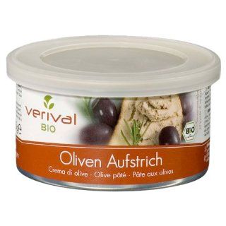 Verival Aufstrich Oliven   Bio, 4er Pack (4 x 125 g Dose)   Bio