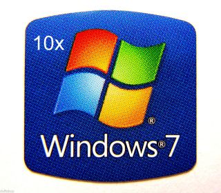 Microsoft Windows 7 Aufkleber / Sticker 20 x 20mm [198]