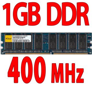 1GB DDR RAM PC3200 400MHz CL3 184 PIN nonECC 1024MB