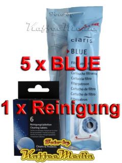 JURA Claris Blue 67007 Filter + 6 x Reinigungstabs