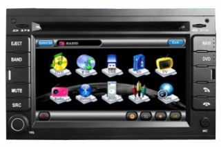 Peugeot 207 307 2Din Touchscreen Autoradio Navigation GPS DVD  DVBT