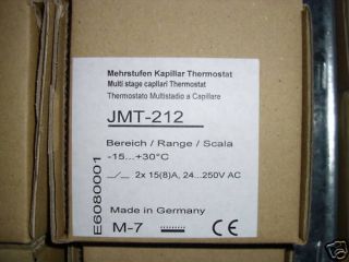 Mehrstufen Kapillar Thermostat ALRE JMT 212 JMT 212 F