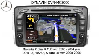AUTORADIO,GPS DVBT DYNAVIN MERCEDES SLK DVN MC 2000