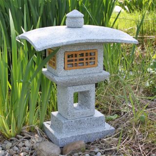 Granitlaterne Japanische Steinlaterne Granit Laterne Garten Teich