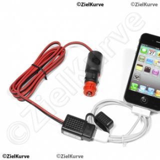 iPhone (USB) Ladekabel 12V 24V für BMW Universal & Motorradsteckdose