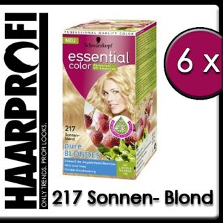 Schwarzkopf Essential Color Haarfarbe 217 Sonnen   Blond