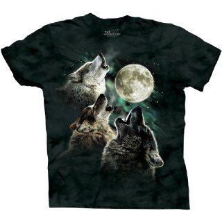 Three Wolf Moon Wölfe und Vollmond   Erwachsenen T Shirt von The