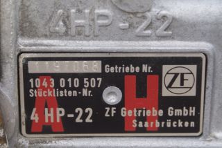 BMW E30 Automatic Automatik ZF GETRIEBE 4HP 22