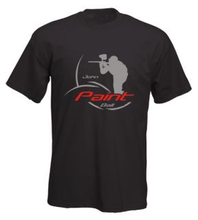 Shirt mit Aufdruck Paintball Logo und Name Nr. 206