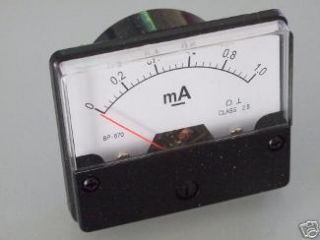 Amperemeter Einbau Messinstrument Panel Meter 0 1mA DC