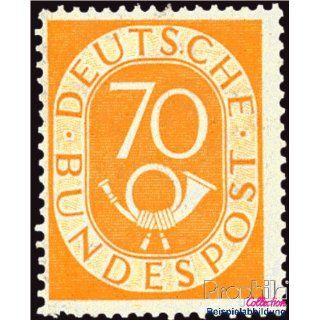 Briefmarken für Sammler BRD 136 postfrisch 1952 Posthorn 