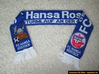 Schal Hansa Rostock  DKB,FCH,DDR,Vikings,Pin,Trikot,Fahne