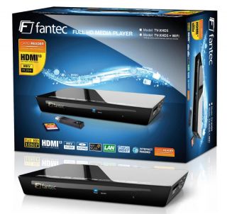 FANTEC TV XHD5 Media Player Full HD HDMI 1080p LAN MKV