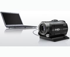 Sony HDR SR12 Camcorder (Festplatte, 120 GB, 12 fach opt. Zoom, 8,1 cm