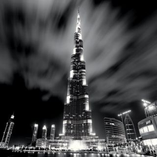 Marcin Stawiarz Burj Khalifa, Dubai Fertig Bild 70x70 Wandbild