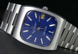 OMEGA Constellation Blue Dial Automatic Date Mens Watch