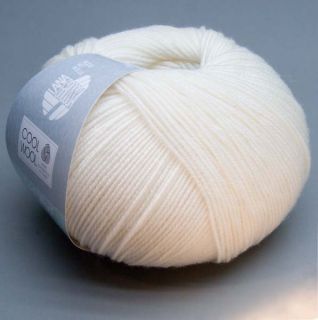 Lana Grossa Cool Wool Baby 213 wollweiß 50g Wolle