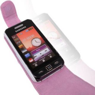 Flipstyle Handy Tasche in Pink für Samsung GT S 5230