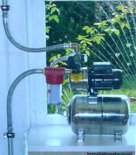 Hauswasserwerk HWW 1300 Plus F Gartenpumpe Inox Pumpe