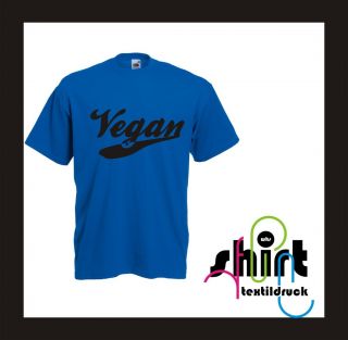 TD 223 T Shirt Vegan Vegetarier Damen   Herren Shirt