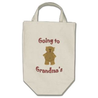 Belly Button Bear going to Grandmas Bags