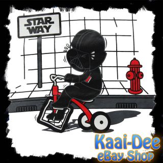 lustiges DARTH VADER Kindergarten Trike T SHIRT Star Wars fun (S) (M