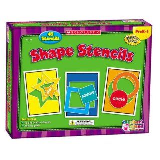 Shape Stencils [With Activity Guide and 15 3 In 1 Shape Stencils