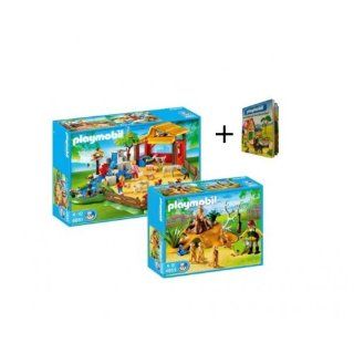 PLAYMOBIL®   4851 Streichelzoo und 4853 Erdmännchen Kolonie und