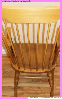 amerikanischer Schaukelstuhl Stuhl Möbel Eiche wooden chair