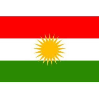 Kurdistan Flagge 90*150 cm Küche & Haushalt