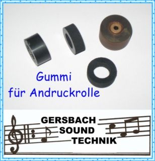 Andruckrolle Gummi Pinch roller Grundig TK 248 HiFi