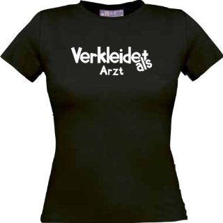 Lady Shirt Verkleidet als Arzt Karneval Fasching Kostüm Verkleidung