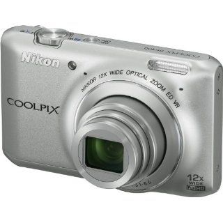Nikon Coolpix S6400 Kompaktkamera 3 Zoll silber Kamera
