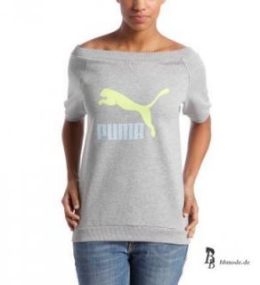 Puma Logo Sweatshirt Damen Shirt Lifestyle 559581 grau Sommer