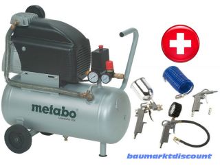Metabo Kompressor ClassicAir 255 + Zubehörset LPZ 4 S NEU
