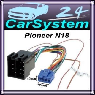 Pioneer N°18 Autoradio Kabel Stecker Adapter #8 /256