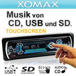 TOUCHSCREEN CD WMA  RDS Receiver Autoradio mit USB SD ID3 TAG