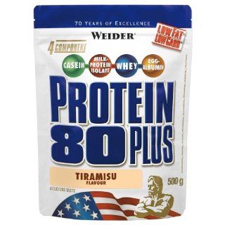 Weider Protein 80 Plus, Tiramisu , 500 g Lebensmittel
