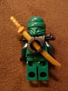 NEW Ninjago GREEN NINJA LLOYD ZX minifig with extra dragon sword