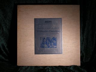 LP Box Johann Sebastian Bach   Weihnachts Oratorium BWV 248
