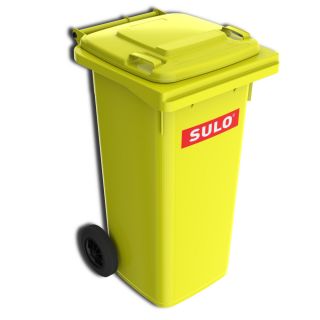 SULO 240 l Müllgroßbehälter Abfalltonne Mülltonne gelb aus