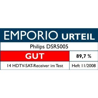Philips DSR 5005 Digitaler HDTV Satelliten Receiver (5.1 Audioausgang
