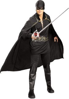 Herren Erwachsene Zorro Kostüm Superhelden Film Kostüm